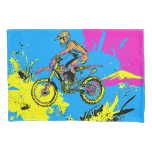 Paint Spritzer - Motocross Rider Kissenbezug