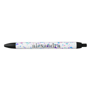 Paint Spritzer Name Tinte Pen - Multi Pink Kugelschreiber