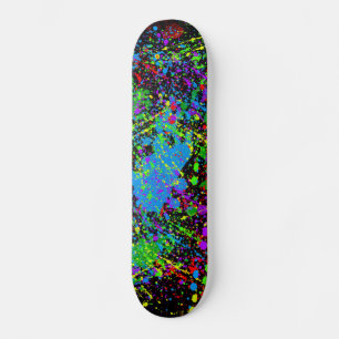 Paint-Spritzer Skateboard