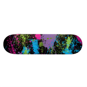 Paint-Spritzer Skateboard