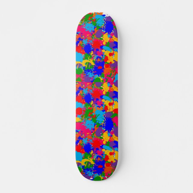 Paint-Spritzer Skateboard (Vorne)