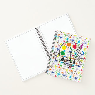 Paint Spritzer Sketch Notizbuch