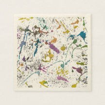 Paint Spritzer Splash Farbpapier Napkins