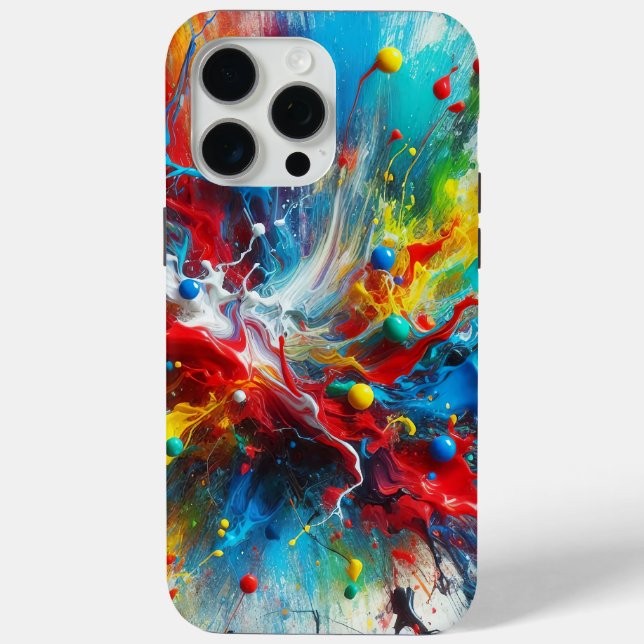 Paint Spritzer Telefonabdeckung Case-Mate iPhone Hülle (Rückseite)