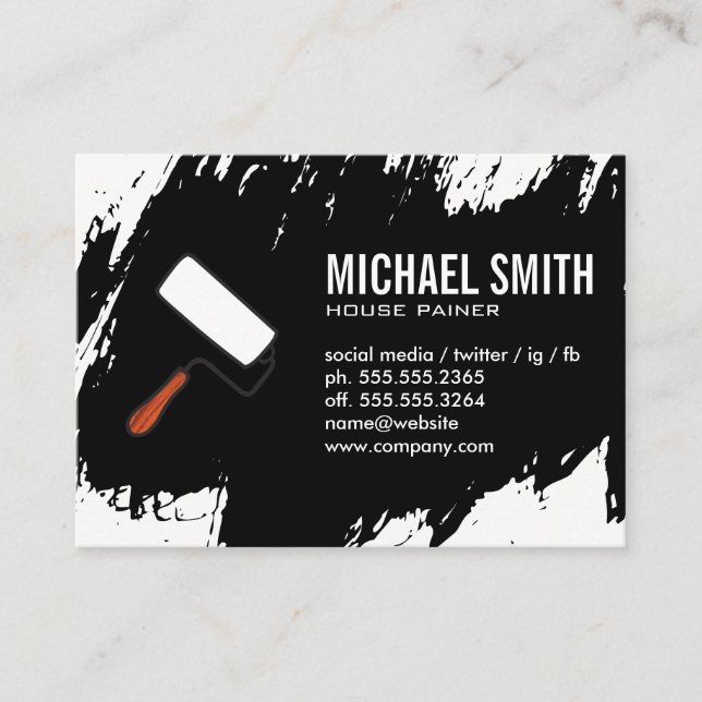 Paint Stokes Visitenkarte (Vorderseite)