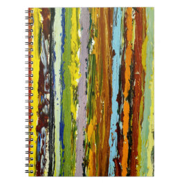 Paint Streak Abstrakt Notizblock