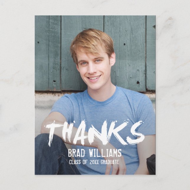 Paint the Town Abschluss Danke Karte (Vorderseite)