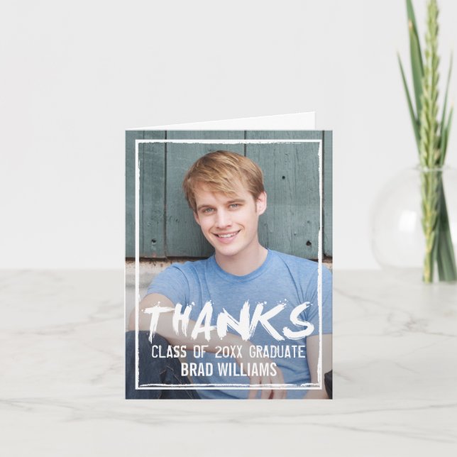 Paint the Town Abschluss Danke Karte (Vorderseite)