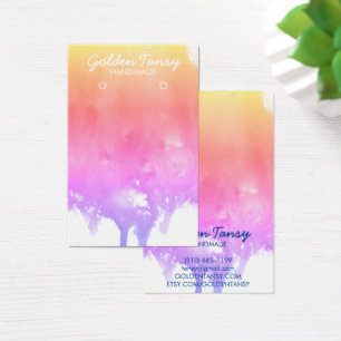 Paint Tropfen Earring Necklace Juwelier Display Ca