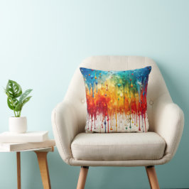 Paint Tropfen Kissen