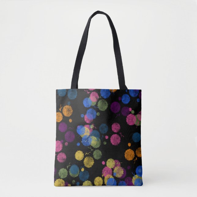 Paint Tropfens Tote Bag Tasche (Vorderseite)