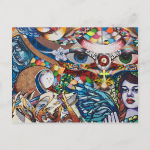 Paint Your Faith Postcard Postkarte
