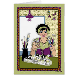 Paint your own Leinwand_A_Greeting card