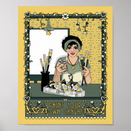 Paint your own Leinwand_C_8x10 Poster