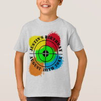 Paintball Anniversaire t-shirts de fête pour enfan