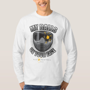 Paintball auf dem Gesicht T-Shirt