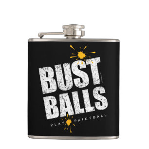 Paintball Bust Balls Flachmann