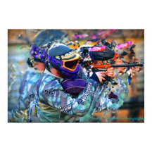 Paintball-Druck - groß