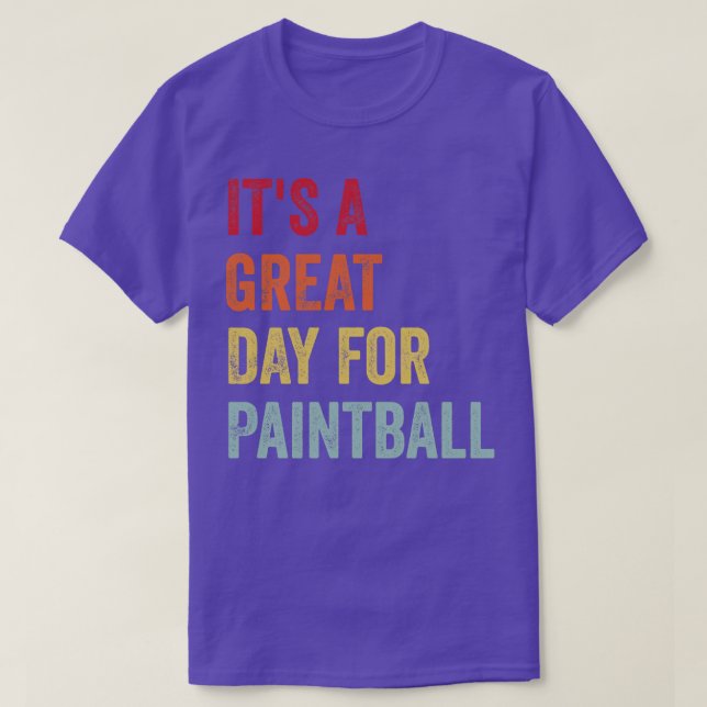 Paintball-Enthusiasten T-Shirt (Design vorne)