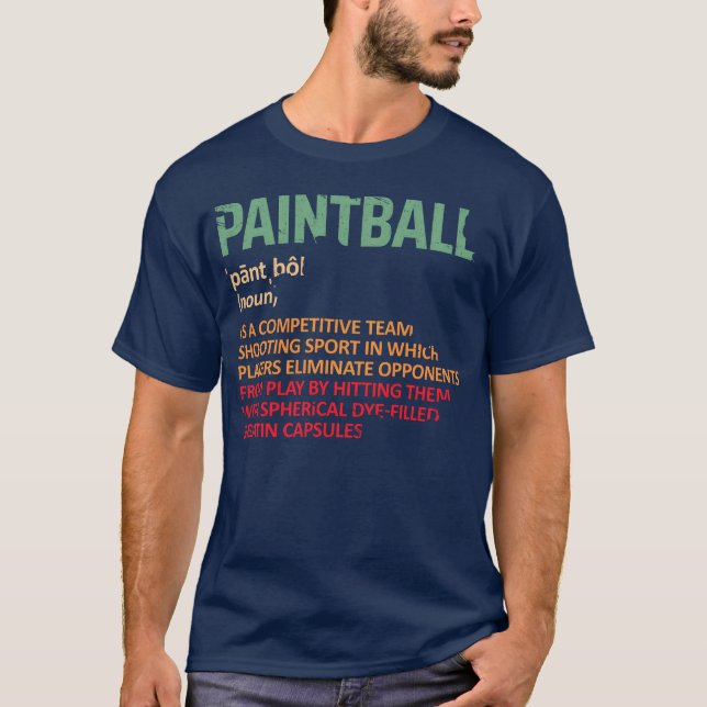 Paintball-Freund T-Shirt (Vorderseite)
