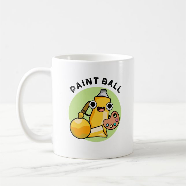 Paintball Funny Paint Pub Kaffeetasse (Links)