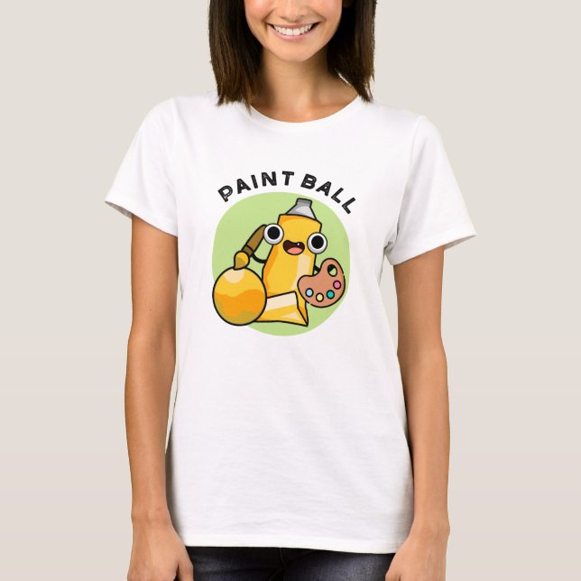 Paintball Funny Paint Pub T-Shirt (Vorderseite)