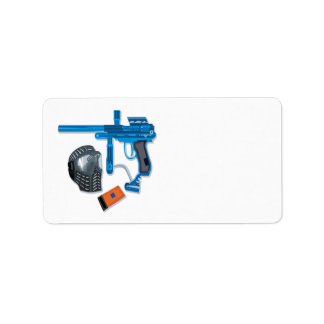 Paintball Gear Adressaufkleber