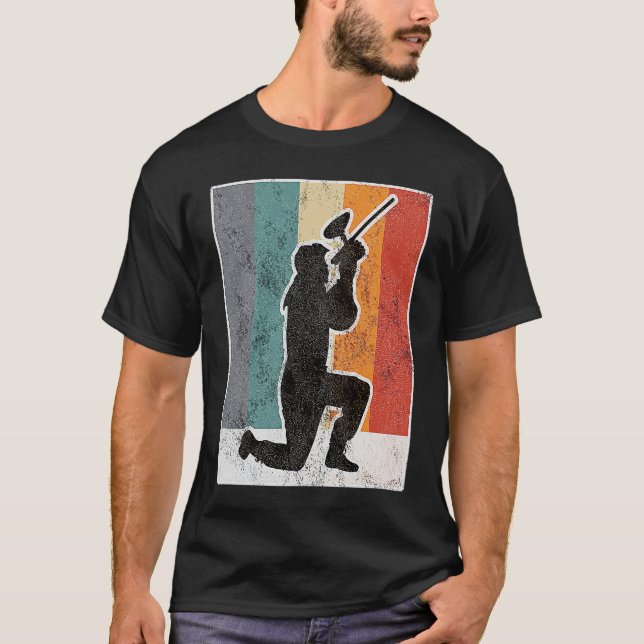 Paintball Gotcha Airsoft Softair Silhouette T-Shirt (Vorderseite)