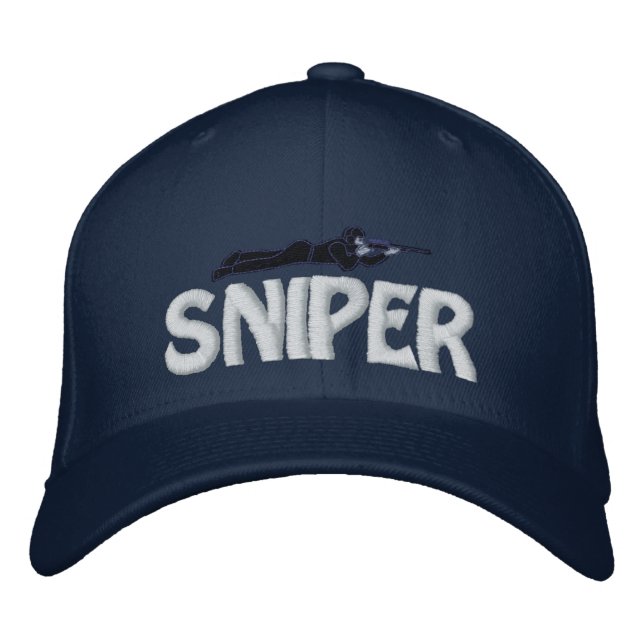 Paintball-Hutschürze Sniper Bestickte Kappe (Vorderseite)