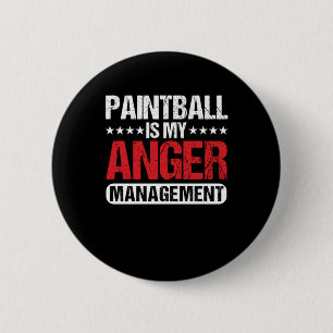 Paintball ist mein Schmerzbällerkenner Button