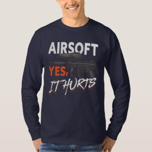 Paintball Ja Es tut Party im Freien weh T-Shirt