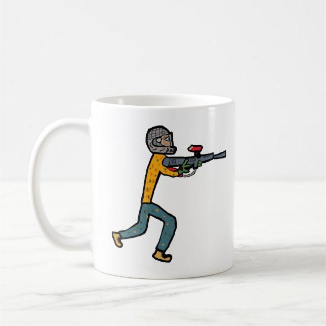 Paintball Kaffeetasse (Links)