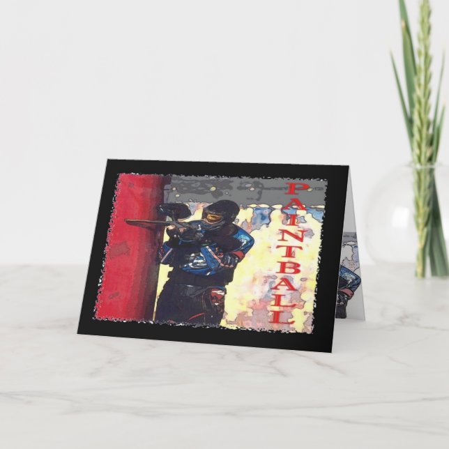 Paintball-Karte Karte (Vorderseite)