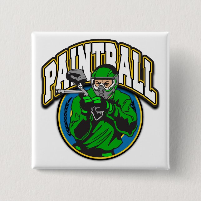 Paintball-Logo Button (Vorderseite)