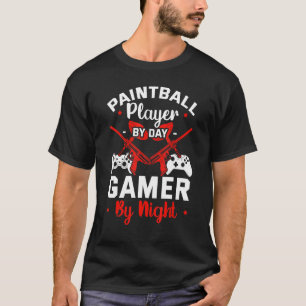 Paintball Paintballer Video Gamer Shooting Team T-Shirt