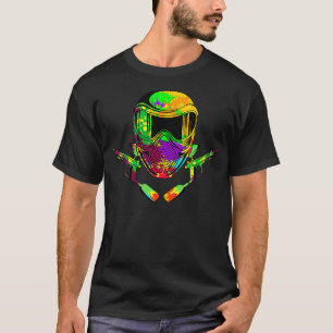 Paintball Player Paint Shooting Paintballer Air Gu T-Shirt