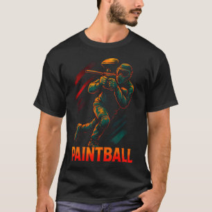 Paintball - Retro-Spieler-Wettkampfspaß T-Shirt