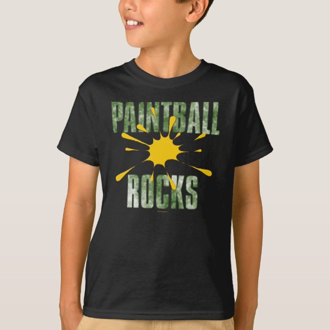 Paintball schaukelt (Grün) T-Shirt (Vorderseite)