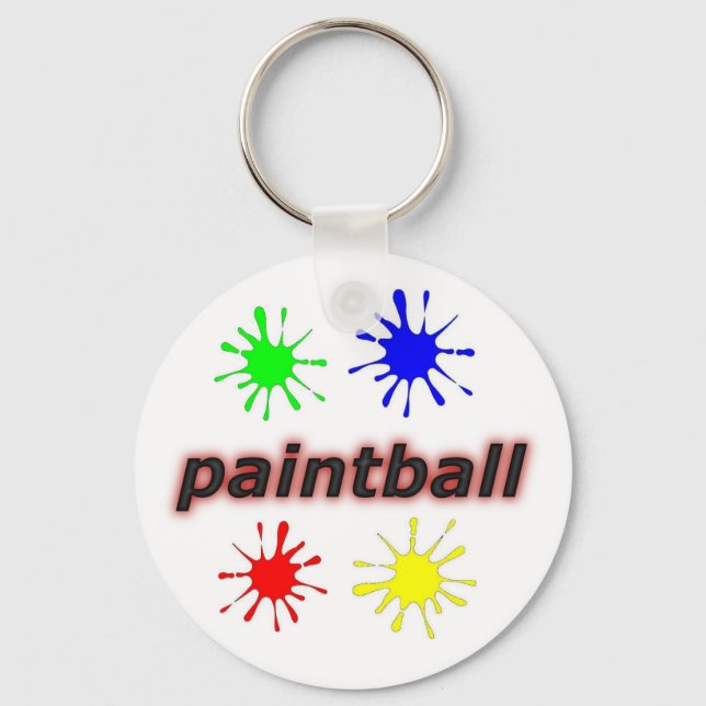 Paintball-Schlüsselanhänger Schlüsselanhänger (Vorderseite)