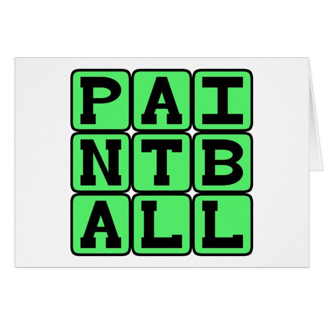 Paintball, Sport (Vorderseite (Horizontal))