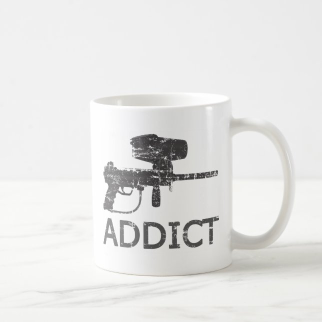 Paintball-Süchtiger Kaffeetasse (Rechts)