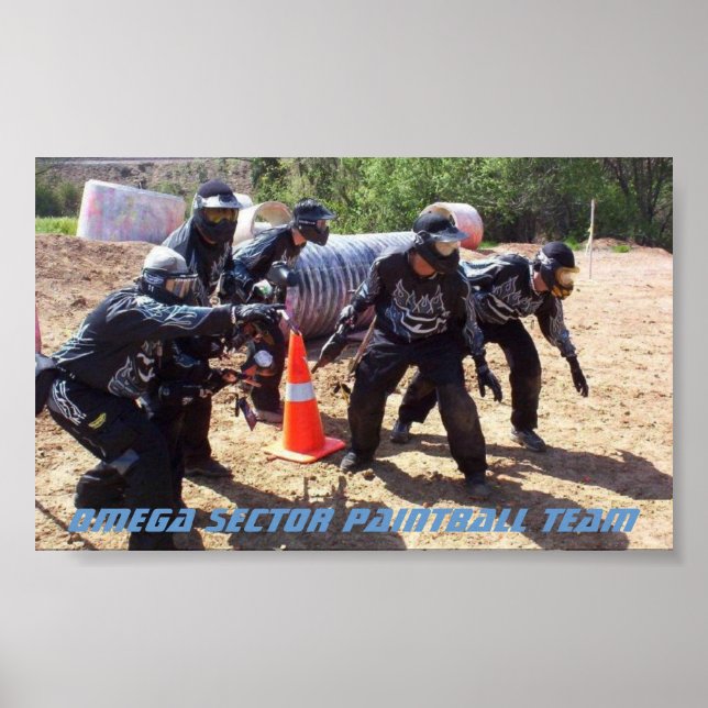 Paintball: Team Omega Sector Poster (Vorne)