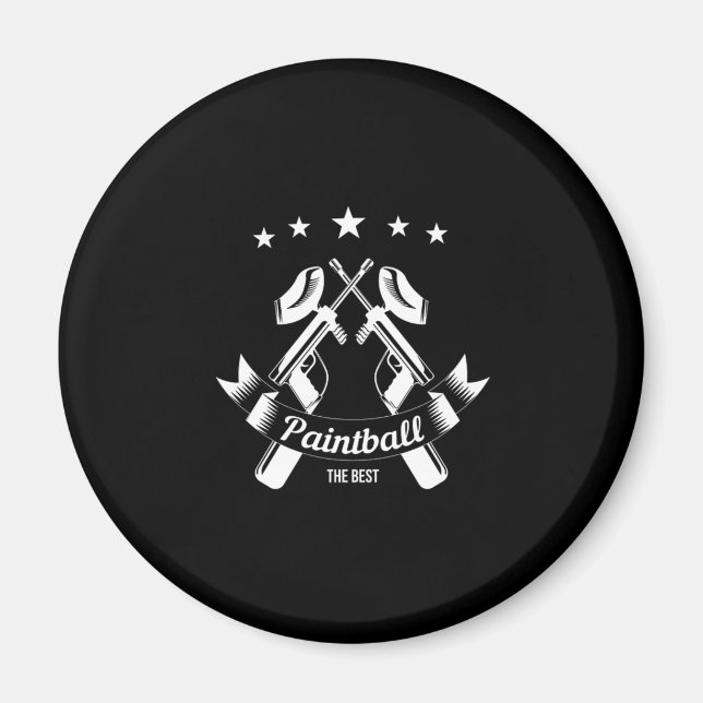 Paintball The Best Game Paintball Player Gift Magnet (Vorne)