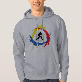 Paintball-Tricolor Emblem Hoodie