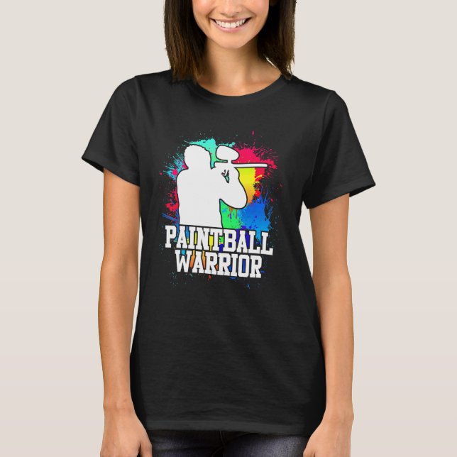 Paintball Warrior Paintballer T-Shirt (Vorderseite)