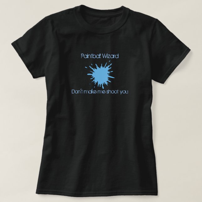 Paintball-Zauberer T-Shirt (Design vorne)