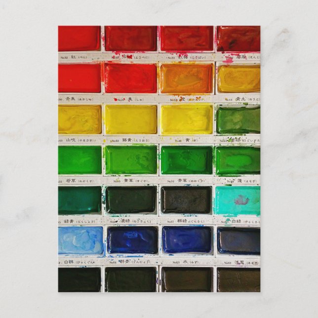 Paintbox Postkarte (Vorderseite)