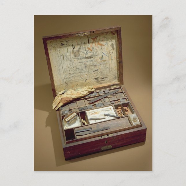 Paintbox von John James Audubon Postkarte (Vorderseite)