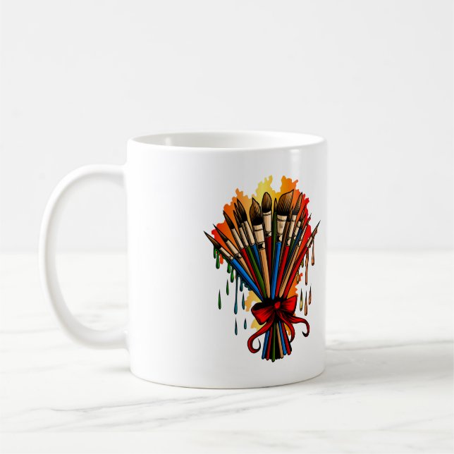 Paintbrush Bouquet Kaffeetasse (Links)