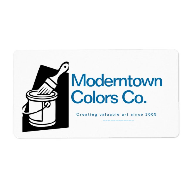Paintbrush Vector Painter Artist Business Card (Vorne)